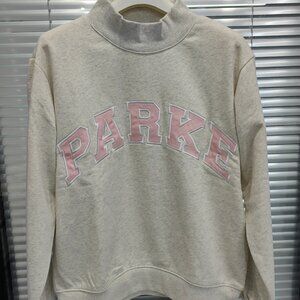 Parke Women's Yellow Crew Neck Sweater